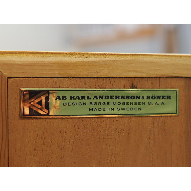 Credenza vintage in rovere di Børge Mogensen per Ab Karl Andersson e Söner, 1960