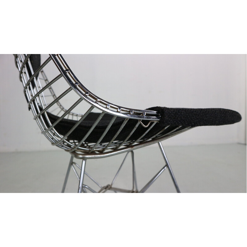 Conjunto de 4 cadeiras de arame "Dkr-2" vintage da Eames para Herman Miller, 1960