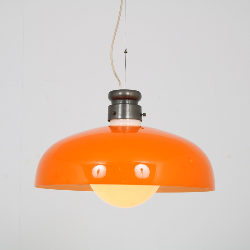 Vintage hanglamp van Alessandro Pianon voor Vistosi, Italië 1960