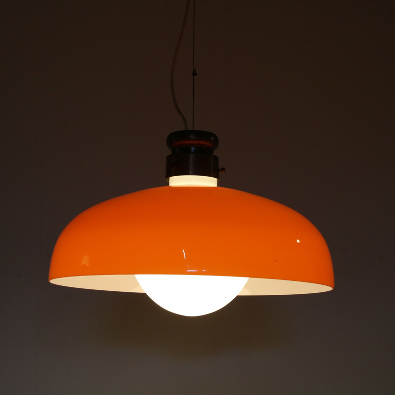 Vintage pendant lamp by Alessandro Pianon for Vistosi, Italy 1960s