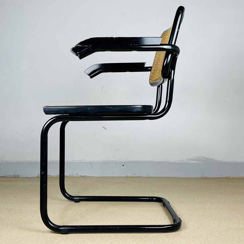 Mid-century Cesca B32 chair by Marcel Breuer, Italy 1980s