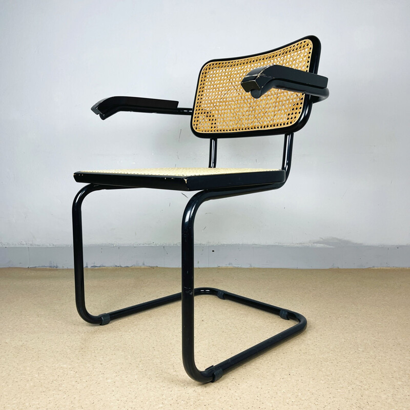 Mid-century Cesca B32 chair by Marcel Breuer, Italy 1980s