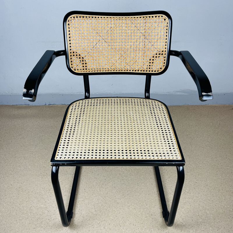 Mid-century Cesca B32 chair by Marcel Breuer, Italy 1980s