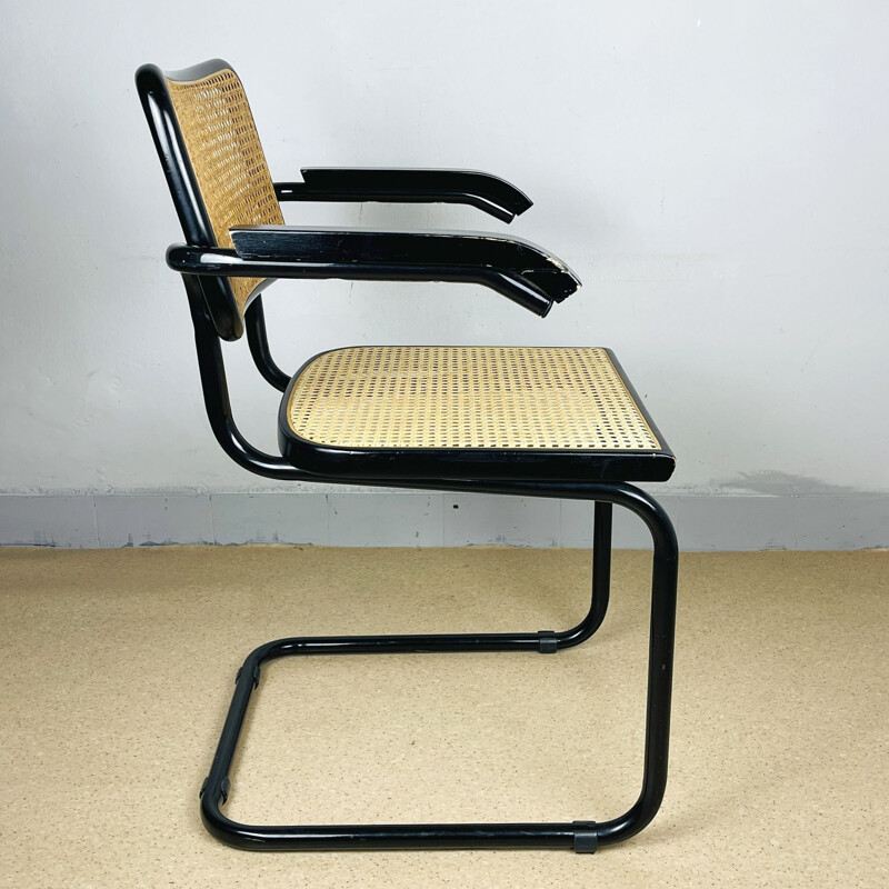 Mid-century Cesca B32 chair by Marcel Breuer, Italy 1980s