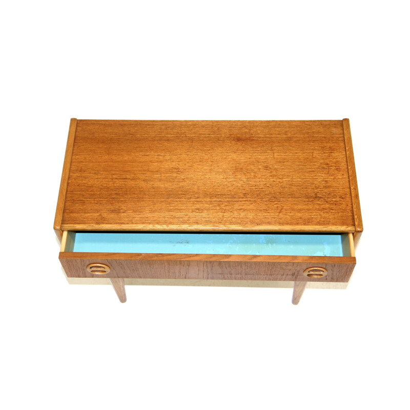 Scandinavian vintage teak console, Sweden 1960