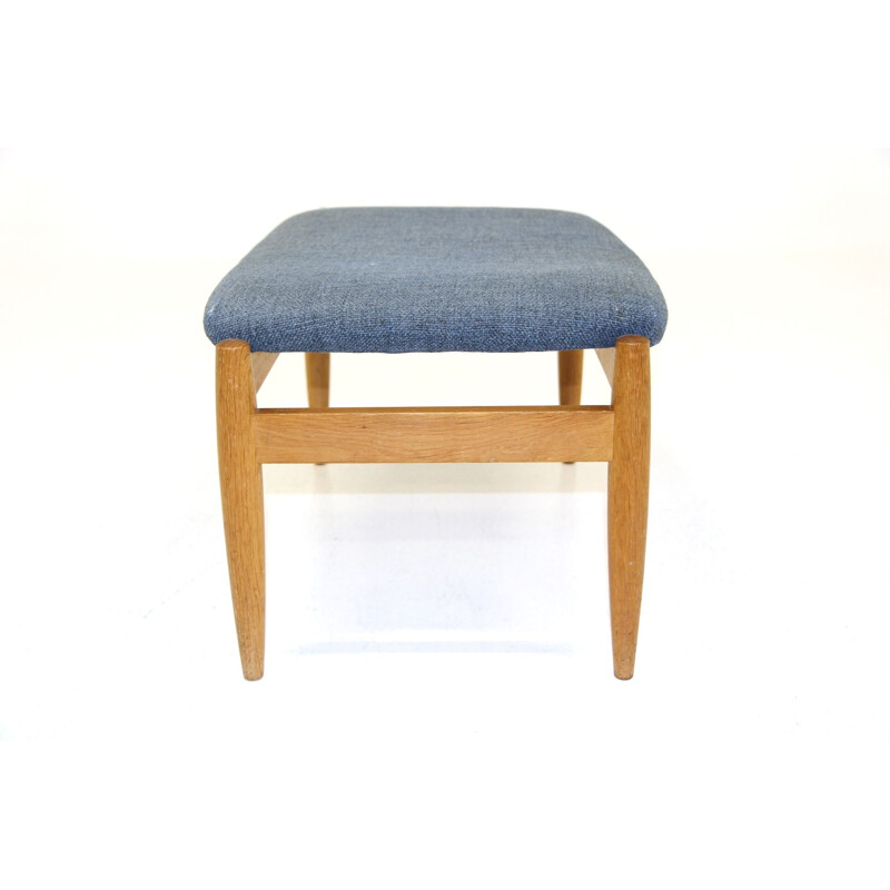 Vintage oakwood footrest, Sweden 1960