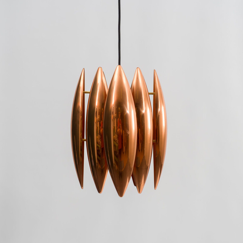 Vintage pendant lamp Kastor by Jo Hammerborg for Fog & Morup, 1960s