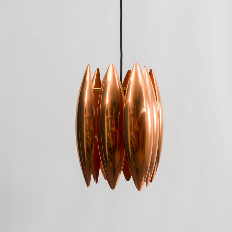 Vintage pendant lamp Kastor by Jo Hammerborg for Fog & Morup, 1960s