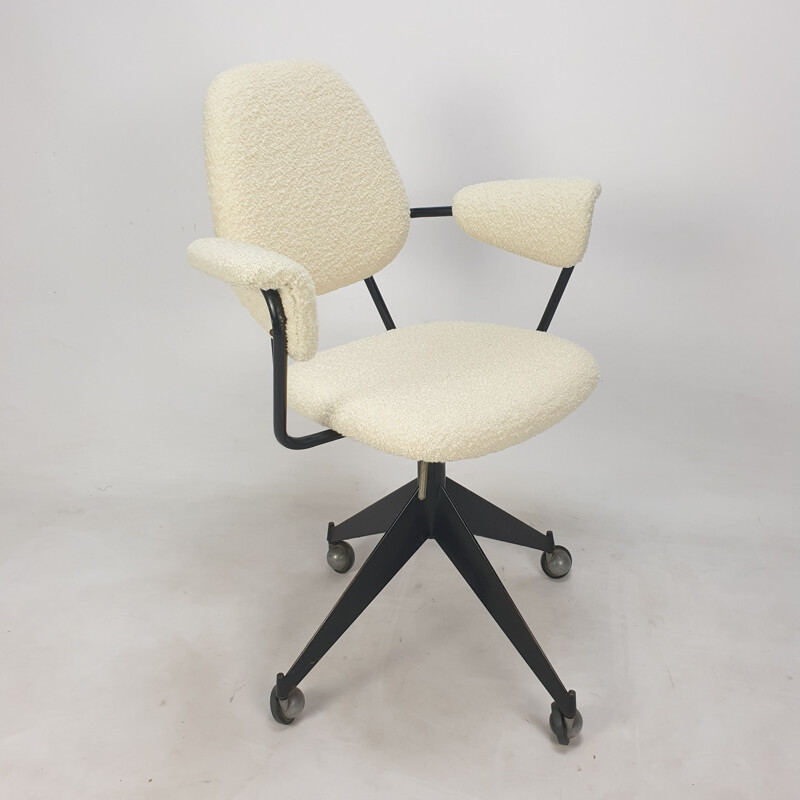 Vintage swivel armchair by Gastone Rinaldi for Rima, Italy 1960s