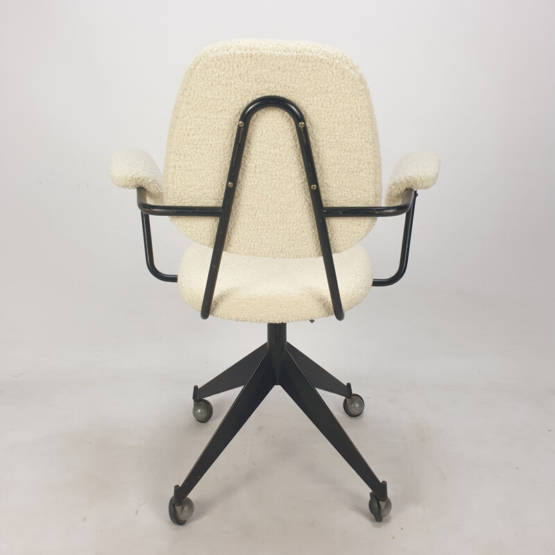 Vintage swivel armchair by Gastone Rinaldi for Rima, Italy 1960s