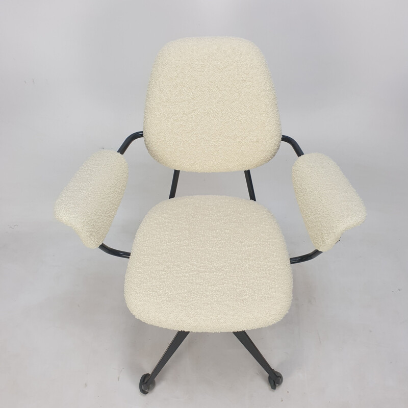 Vintage swivel armchair by Gastone Rinaldi for Rima, Italy 1960s