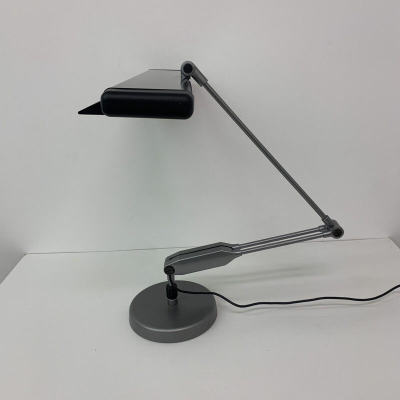 Lampe de bureau réglable post-moderne vintage, 1980