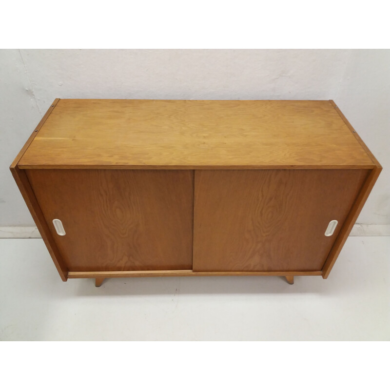 Vintage oak chest of drawers by Jiroutek, Czechoslovakia 1960