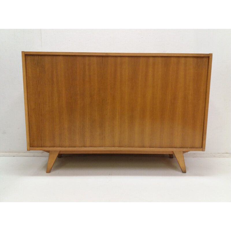 Vintage oak chest of drawers by Jiroutek, Czechoslovakia 1960