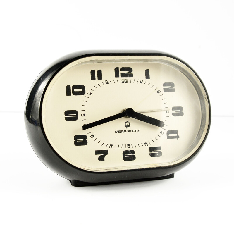 Vintage alarm clock Mera-Poltik, Poland 1970