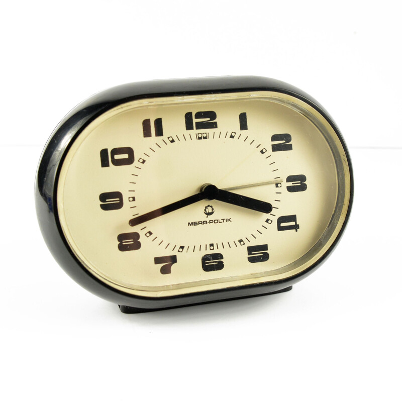 Vintage alarm clock Mera-Poltik, Poland 1970