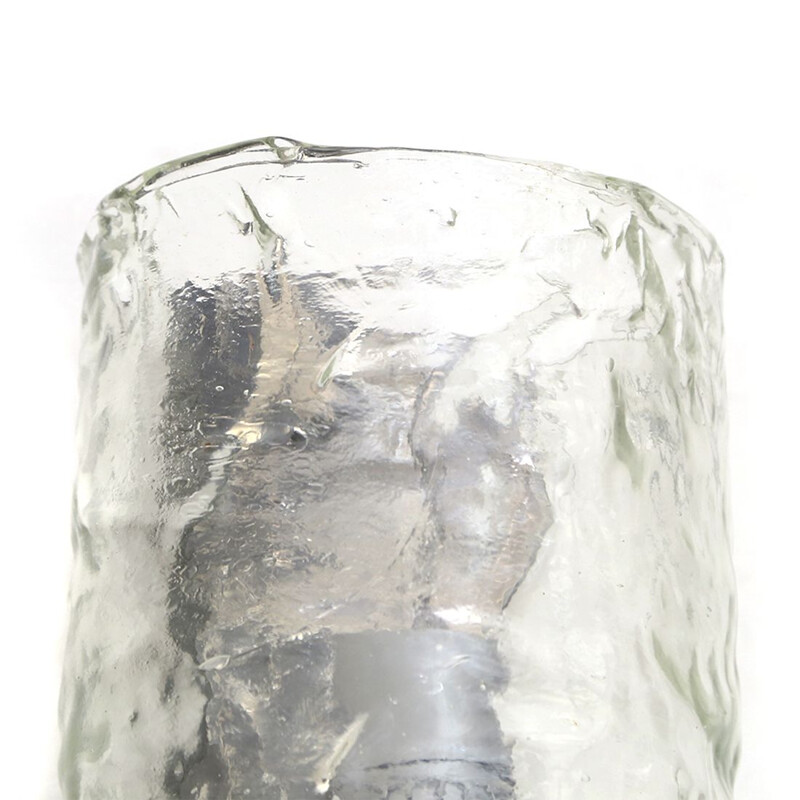 Apliques vintage con difusor de cristal de Pierre Cardin, 1970