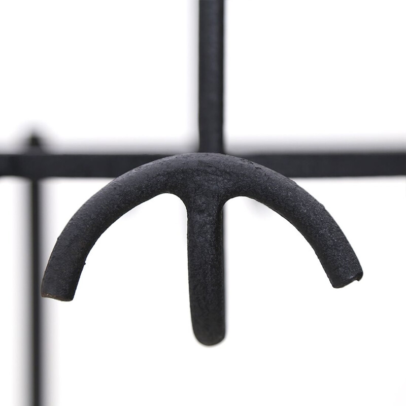 Vintage metal coat rack by Campo and Graffi for Home, 1970