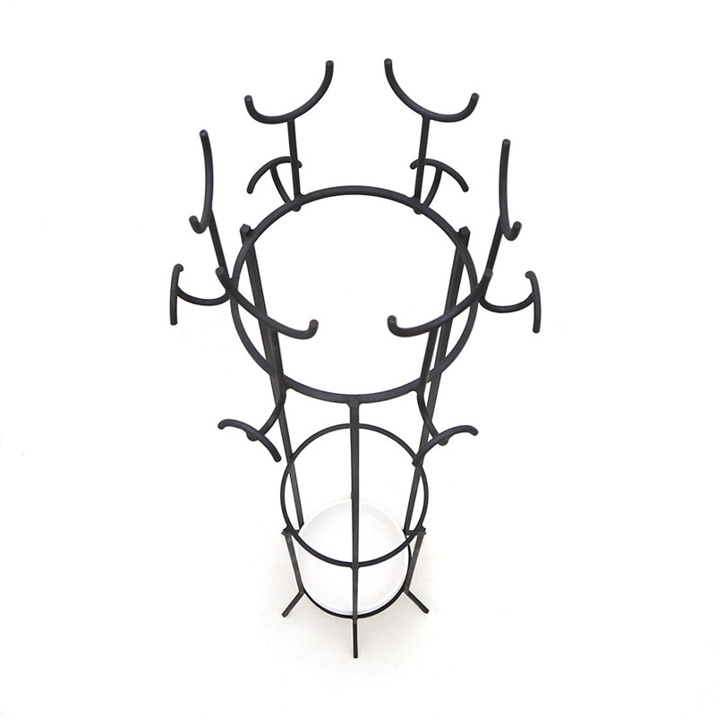 Vintage metal coat rack by Campo and Graffi for Home, 1970