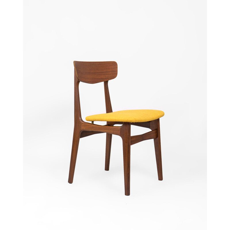 Silla danesa vintage de Schiønning y Elgaard, Dinamarca 1960