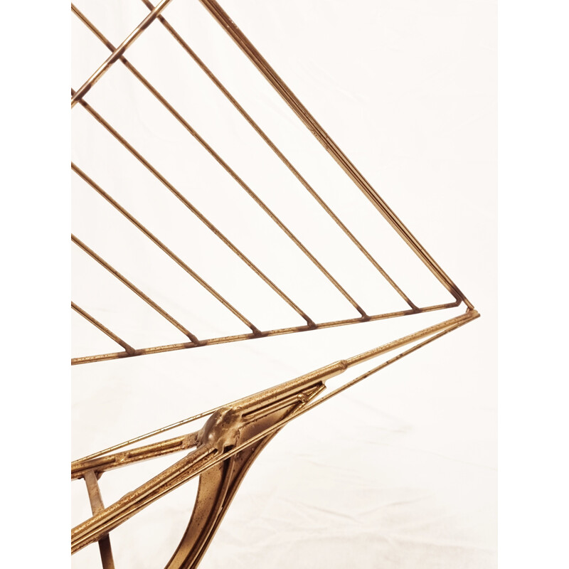 Vintage sculptural sailboat by Curtis Jeré, California 1976