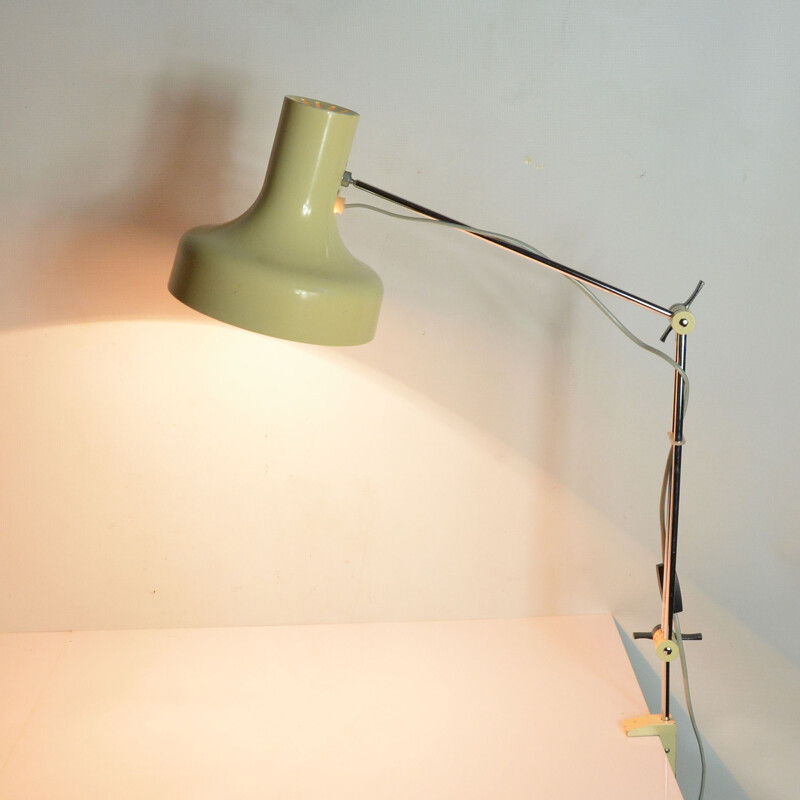 Lámpara de escritorio vintage de Josef Hurka para Napako, Checoslovaquia 1960