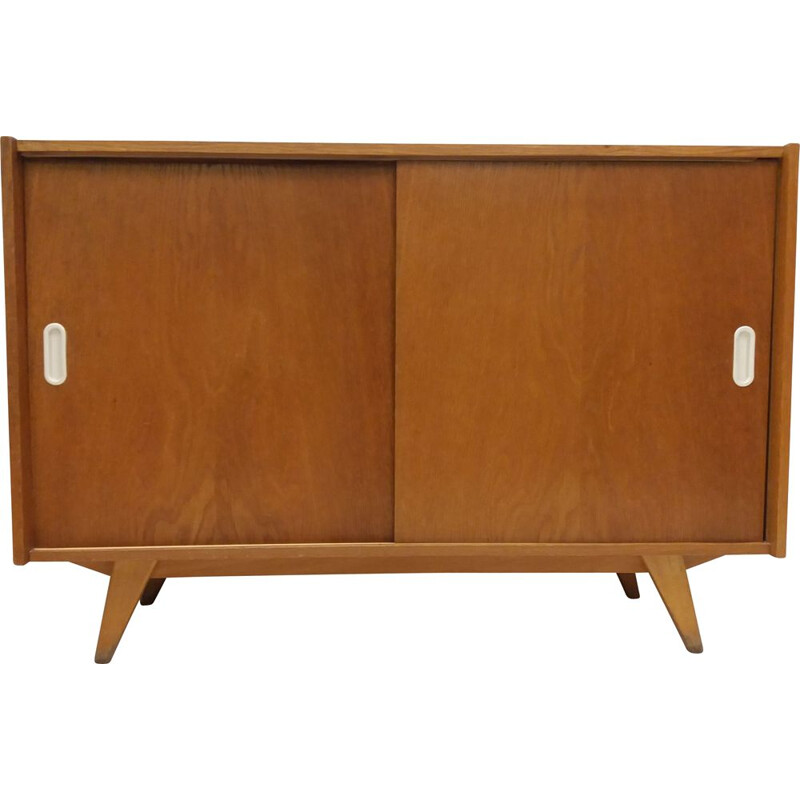 Vintage oak chest of drawers by Jiroutek, Czechoslovakia 1960