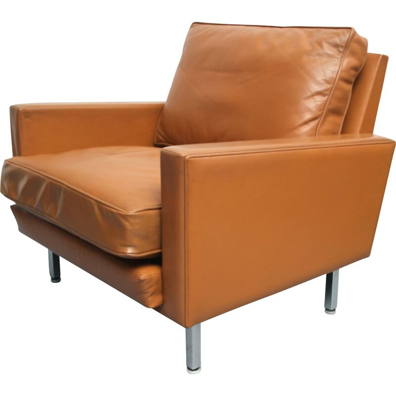 fauteuil vintage en cuir - herman