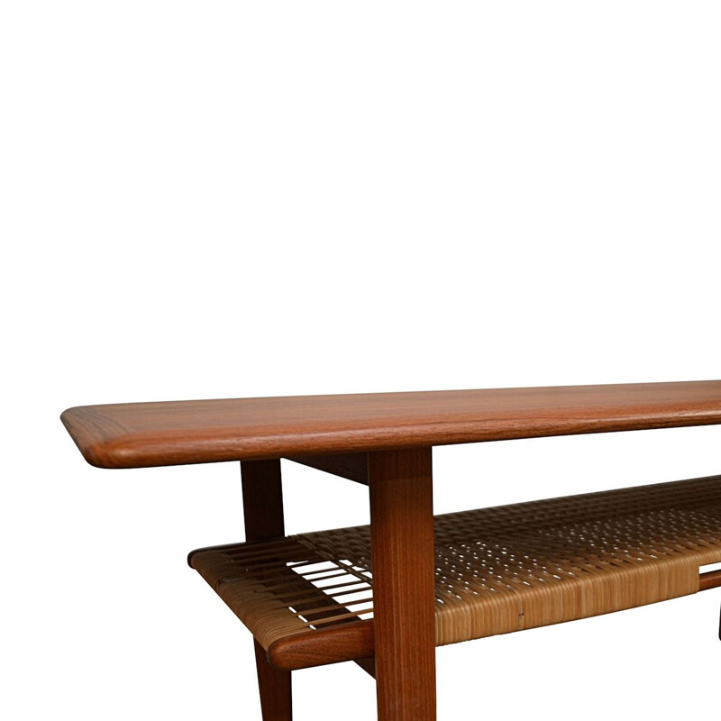 Vintage teak coffee table by Kurt Østervig for Jason Møble, Denmark