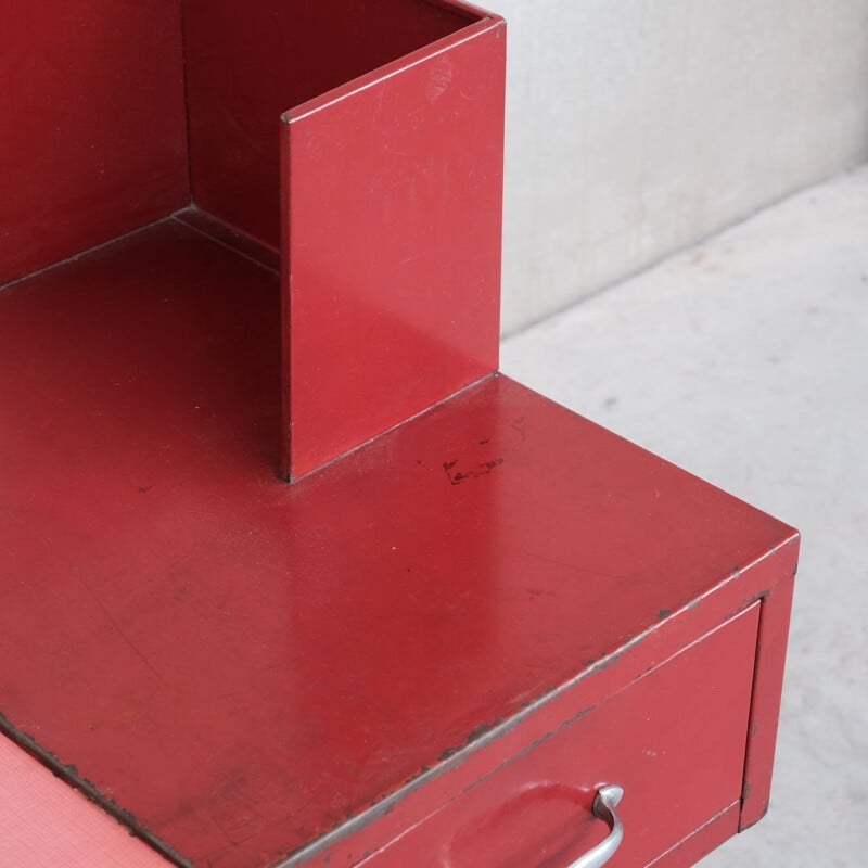 French vintage desk and chair by Jean Prouve & Jules Leleu, 1936