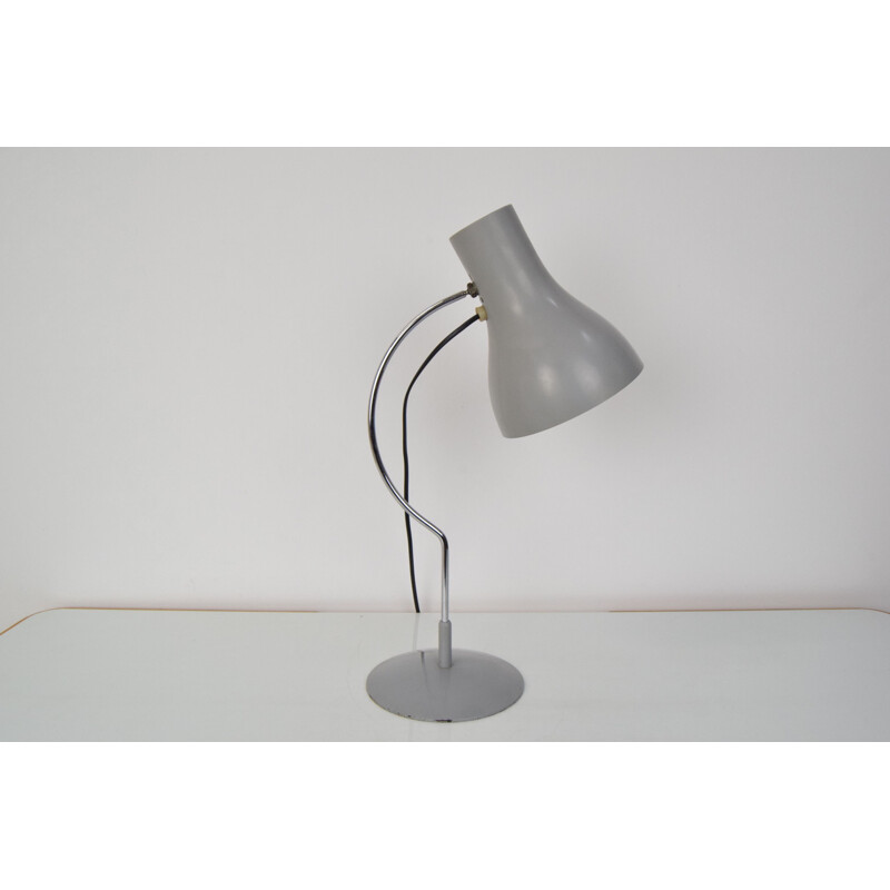 Vintage-Lampe aus lackiertem Metall und Chrom von Josef Hurka für Napako, Tschechoslowakei 1970