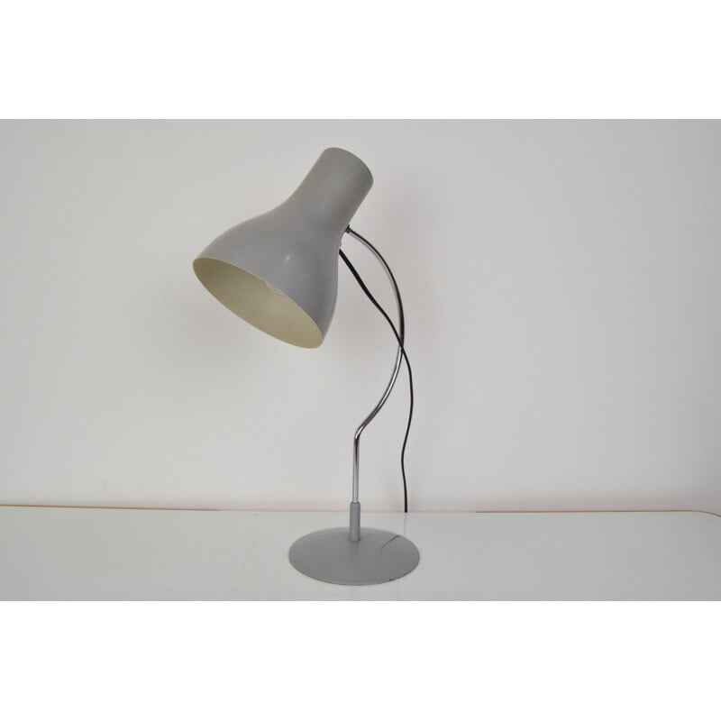 Vintage lamp in lacquered metal and chrome by Josef Hurka for Napako, Czechoslovakia 1970