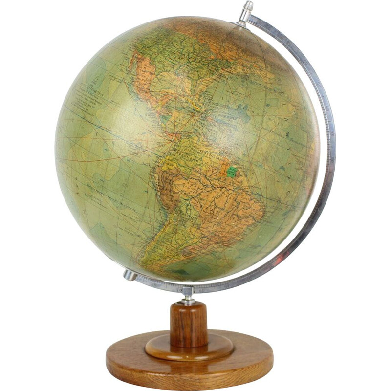 Globe vintage en verre - 1950