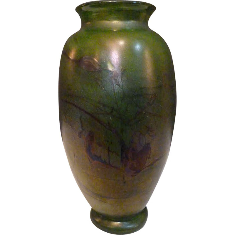 Vase in glass paste - 1970s