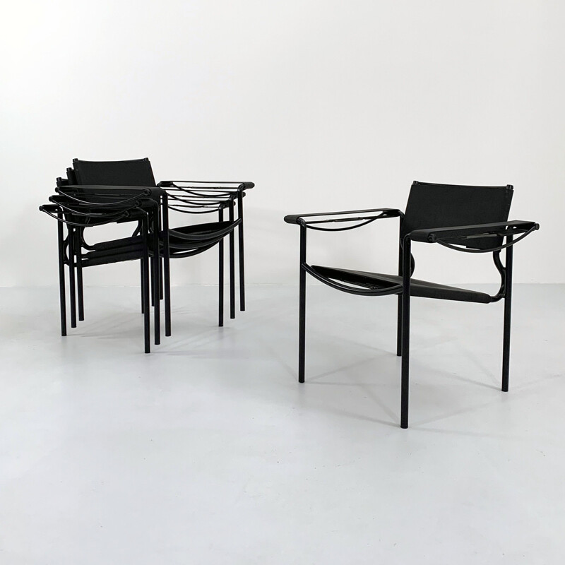 Pair of vintage leather armchairs by Giandomenico Belotti for Alias, 1980s
