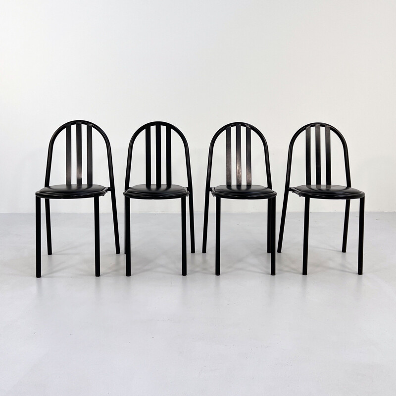 Set of 4 vintage chairs by Robert Mallet-Stevens for Pallucco Italia, 1980s