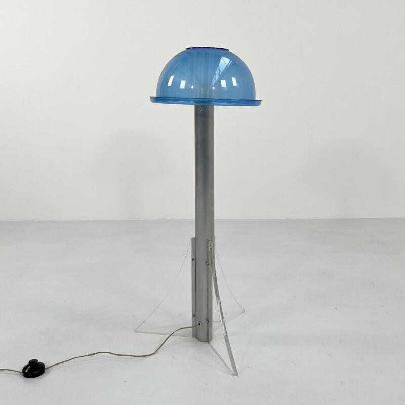 Lampe vintage postmoderne en plexiglas par Guzzini, 1980