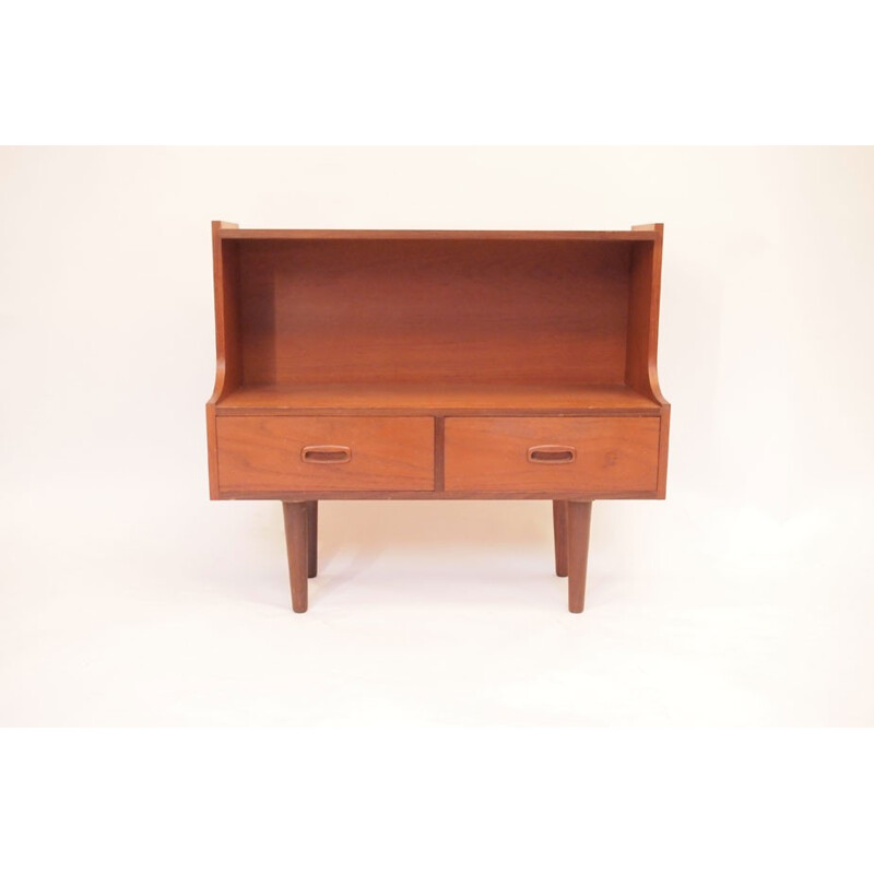 Mid century storage cabinet in teak with drawers - 1950s