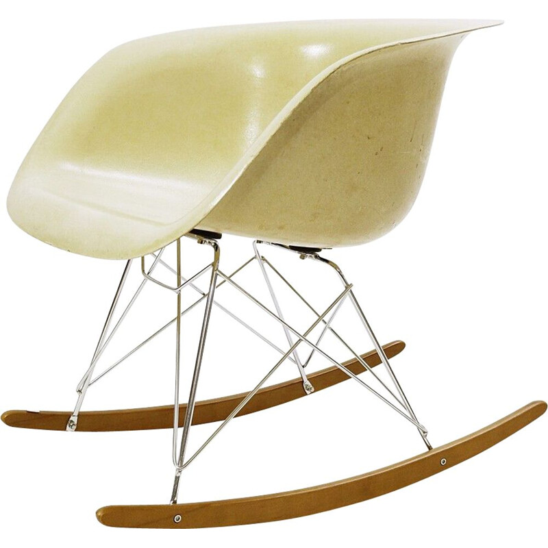 Chaise à bascule vintage par Charles & Ray Eames pour Alexander Girard
