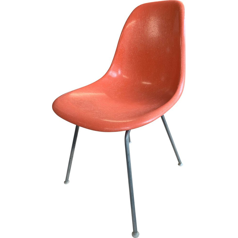chaise vintage orange - 1970