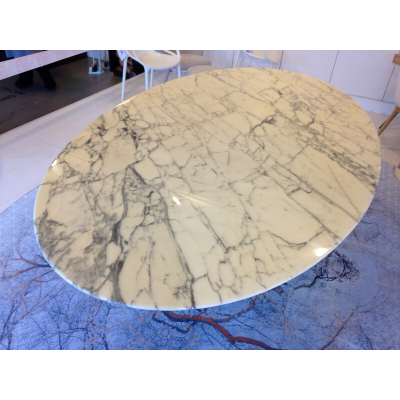 Knoll tulip table in marble and cast aluminum, Eero SAARINEN - 1970s