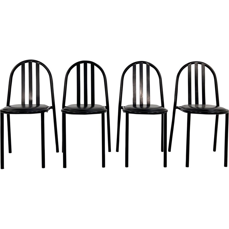 Ensemble de 4 chaises vintage par Robert Mallet-Stevens pour Pallucco Italia, 1980