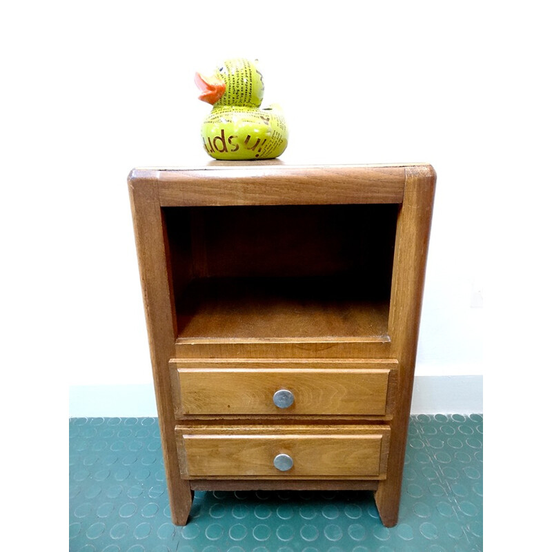 Mid century side table with drawers - 1950s