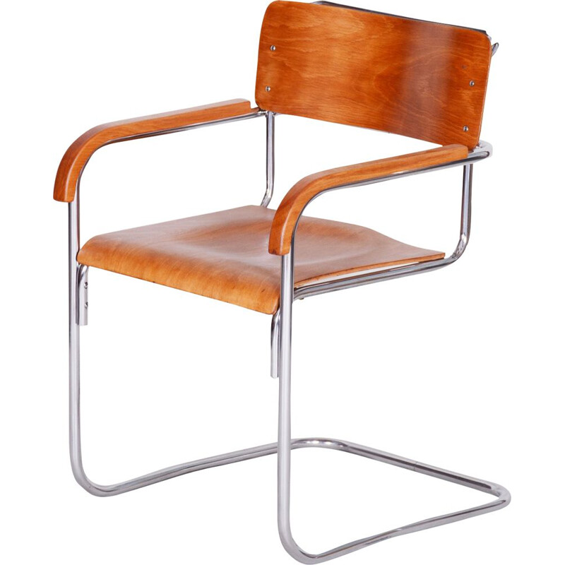 Cadeira de braços Vintage Bauhaus por Mucke Melder, 1930