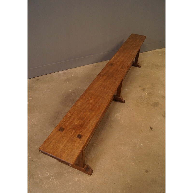 Very large in oak bench - 1950s