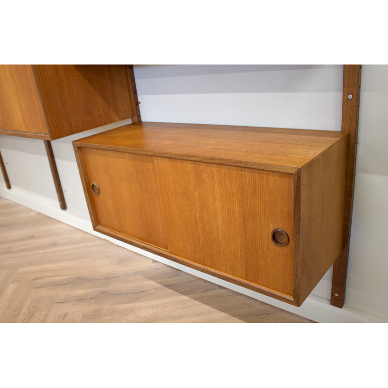 Mid-century Danish teak Ps modular wall unit by Paul Sorensen, 1960s