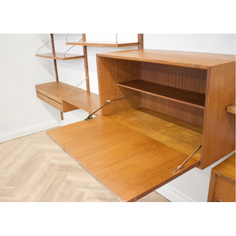 Mid-century Danish teak Ps modular wall unit by Paul Sorensen, 1960s