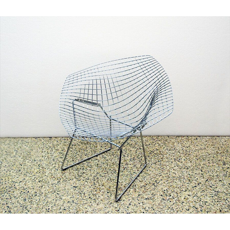 Par de poltronas de diamante vintage de Harry Bertoia para Knoll