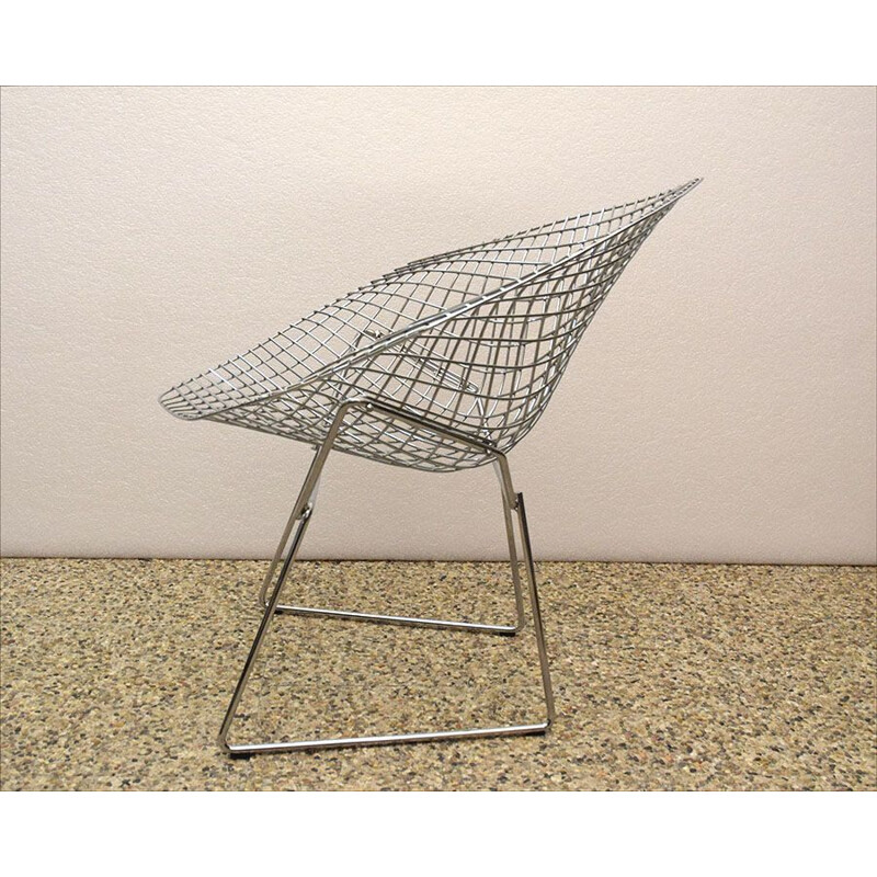Paire de fauteuils vintage Diamond par Harry Bertoia pour Knoll