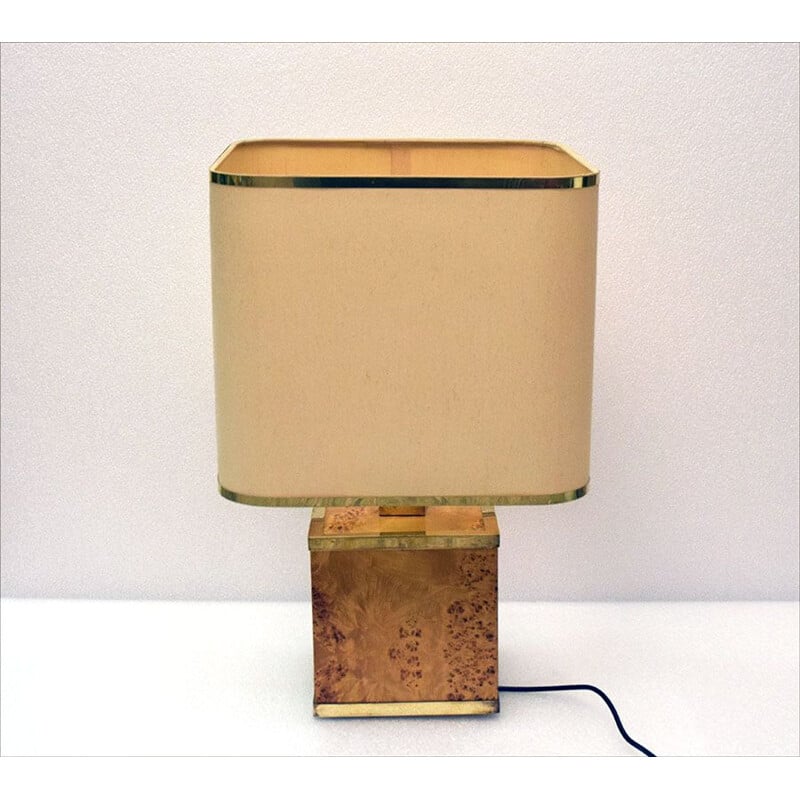 Vintage Romeo Rega radica table lamp, 1970s